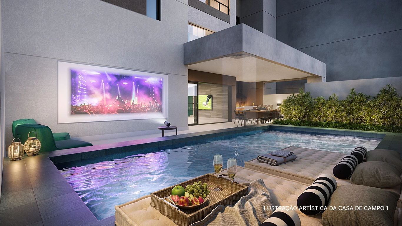 ILUSTRAÇÃO ARTÍSTICA DA CASA DE CAMPO 1