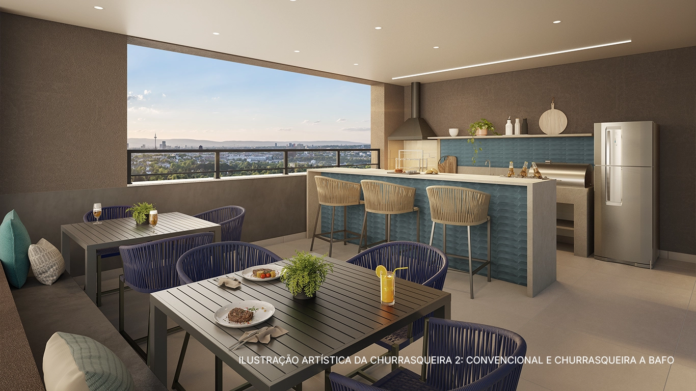 ILUSTRAÇÃO ARTÍSTICA DA CHURRASQUEIRA 2- CONVENCIONAL E CHURRASQUEIRA A BAFO